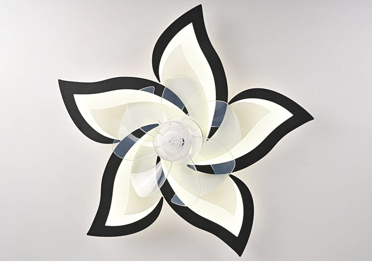 Black Ceiling Fan with Light Fixture Low Profile Ceiling Fans with Light and Remote Control Ceiling Fans with Lights for Bedroom manufacture