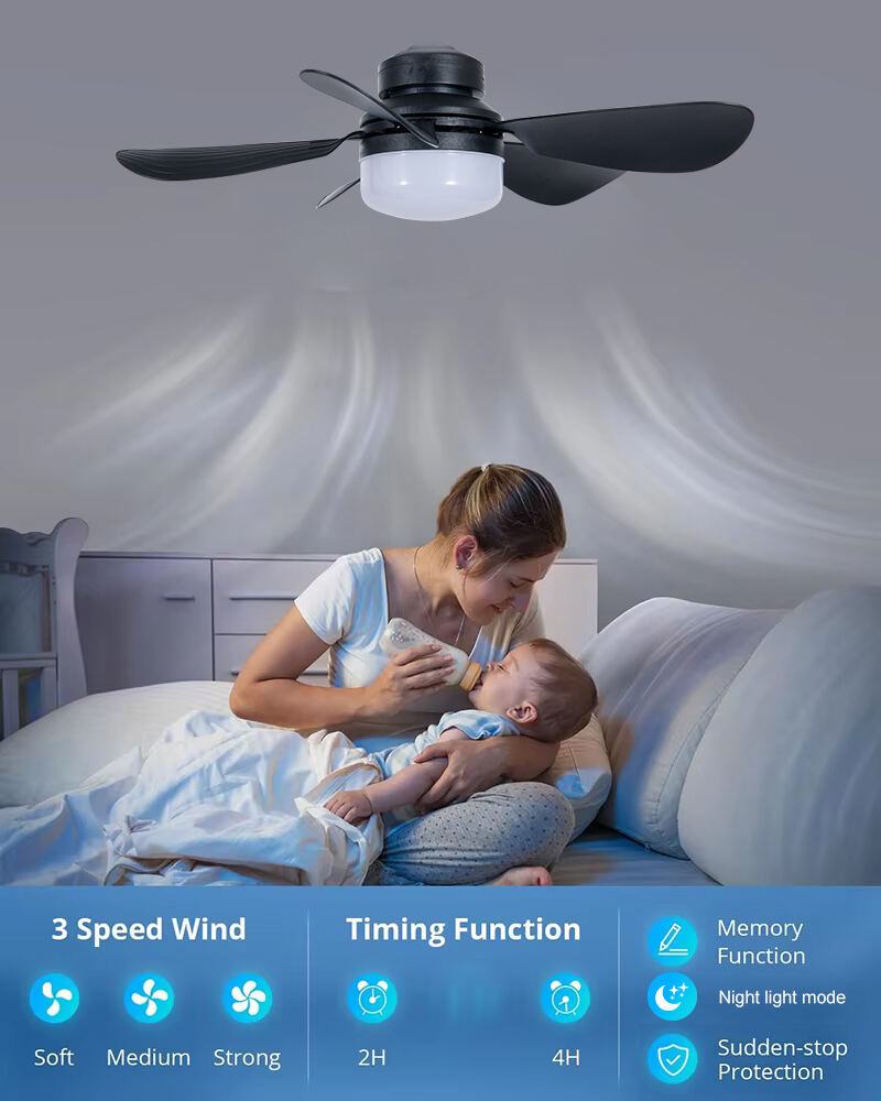 Fan Light E27 Bulb Screw Inwith Control Ceiling Fan with Light in Bulb Holder Replacement Living Room Fan Light Bulb with Remote manufacture