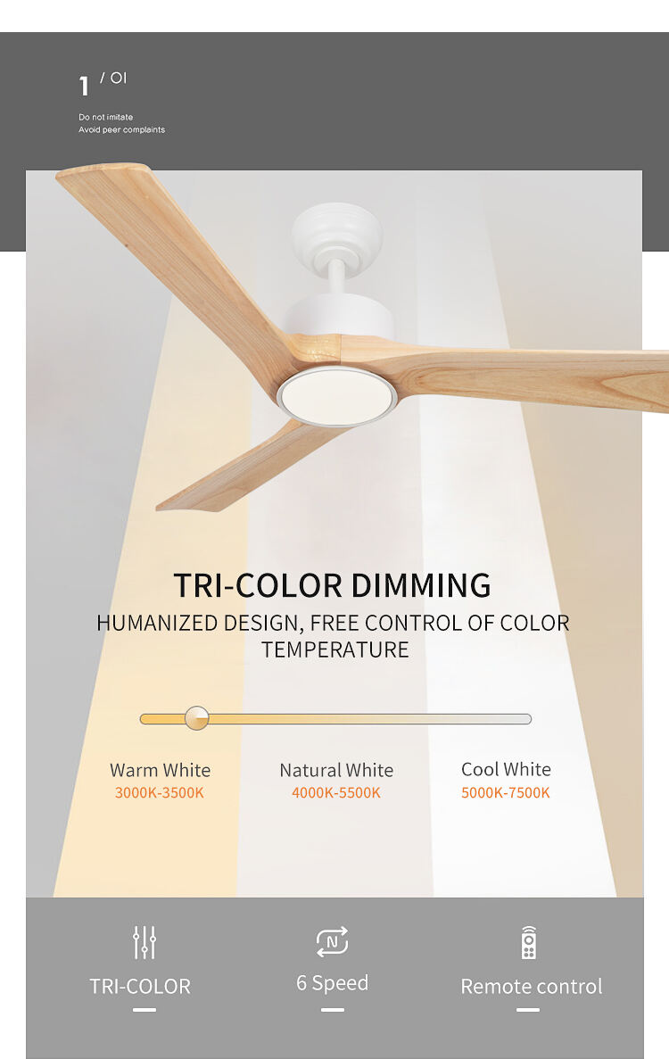 Modern Ceiling Fan with Light Fixture Low Profile Ceiling Fans with Light and Remote Control Ceiling Fan with Light for Bedroom manufacture