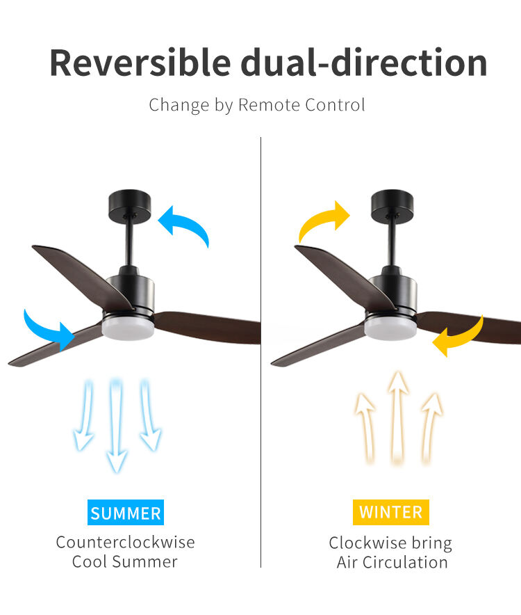 CCT Dimmable Propeller Ceiling Fan Light Minimalist Ceiling Fan with Light 3 Metal Blades Ce Rohs Fan and Light in Ceiling manufacture