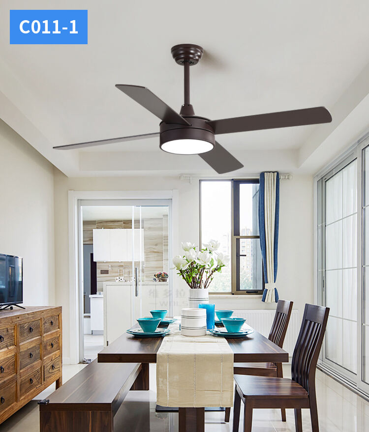 2025 New 42INCH 52INCH Indoor Ceiling Lamps with Fans Ceiling Fan Lamp with Remote Control Fan with Light for Bedroom details