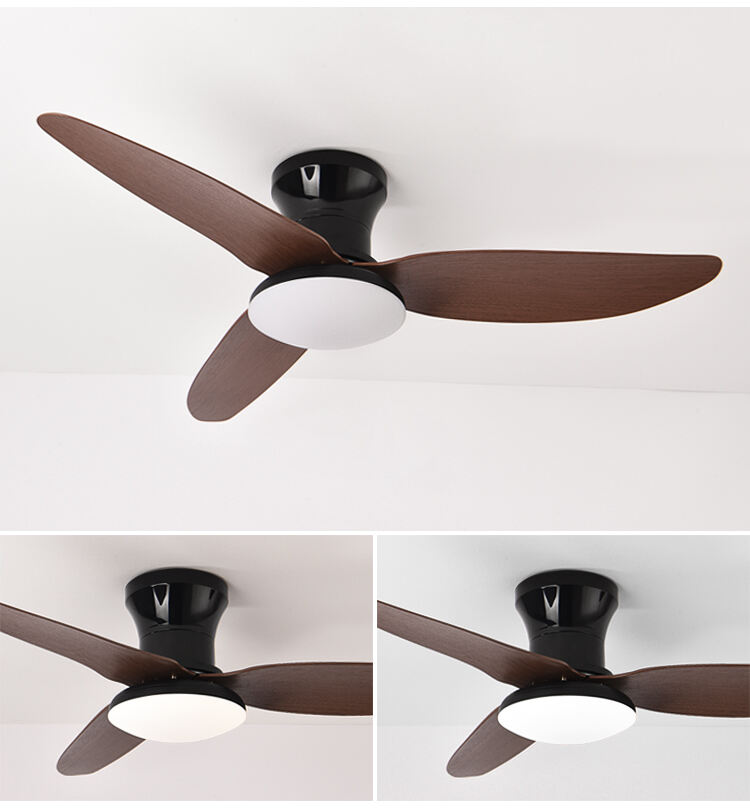 High Bright Home Fan and Light Modern Fan with Lamp White Nordic Pendant Lamp and Fan with Remote Control details