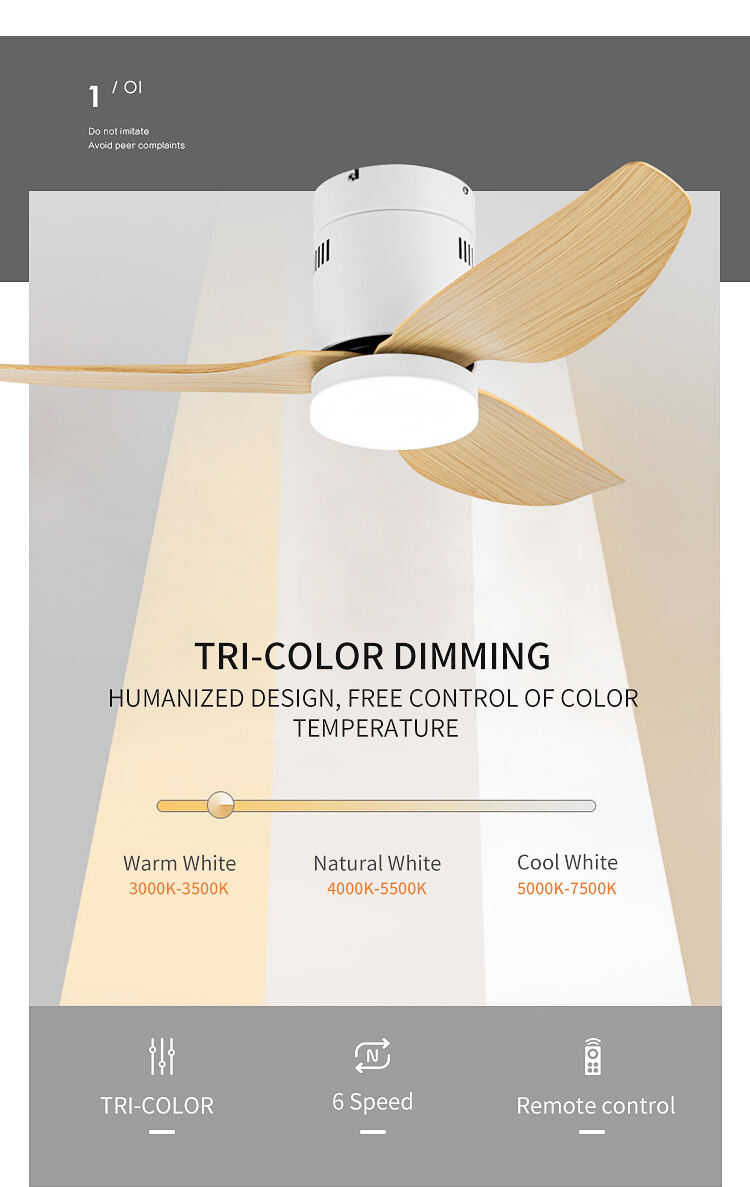 C308 40 Inch Wood Ceiling Fan with Light VENTILADOR FLY AGOTADO DC APP CONTROL Patent Payment supplier