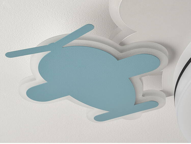 XD176 360 ° Rotating Children's Ceiling Fan with Light Fan Lamp with App Control Tuya Alexa Google Control details