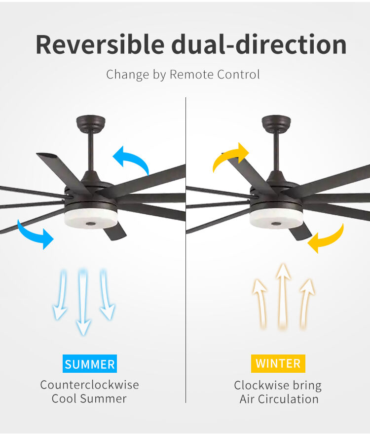 Large Indoor Fan with Light Low Profile Ceiling Fans with Lights Large Modern 60 Inch Ceiling Fan with Light and Remote Control factory