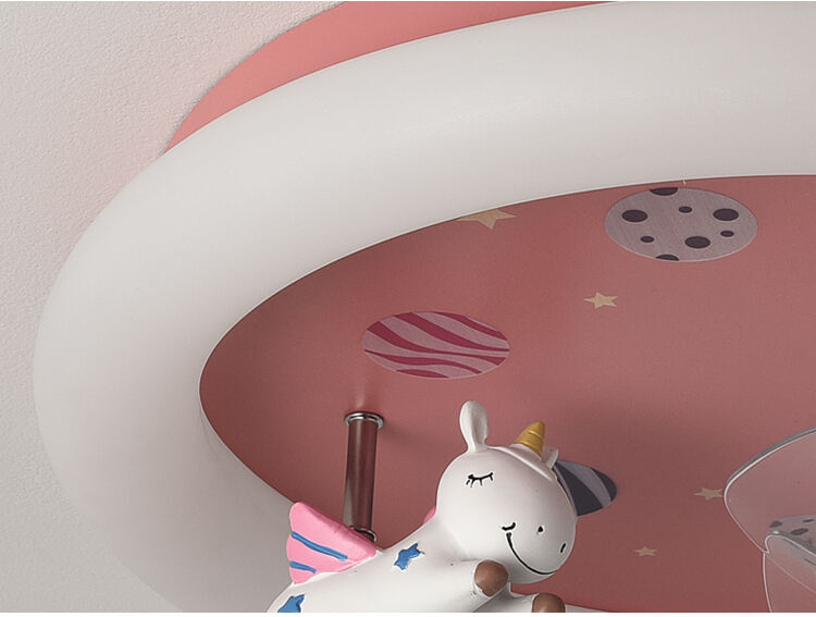 XD232 360 ° Rotating Children's Ceiling Fan with Light Fan Lamp with App Control Tuya Alexa Google Control supplier
