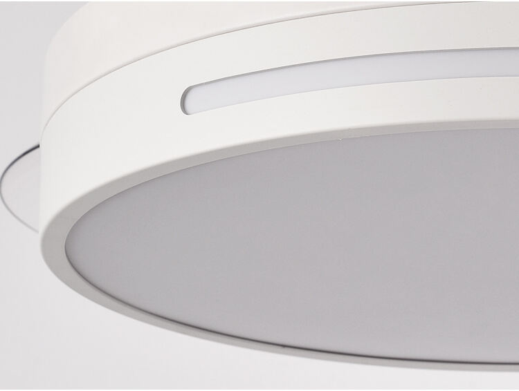 Y095 Modern Remote Control 42 Inch Bladeless 110/220v Ceiling Fans with Lights Lamp Led Designer Luz Con Ventilador Oculto Techo supplier