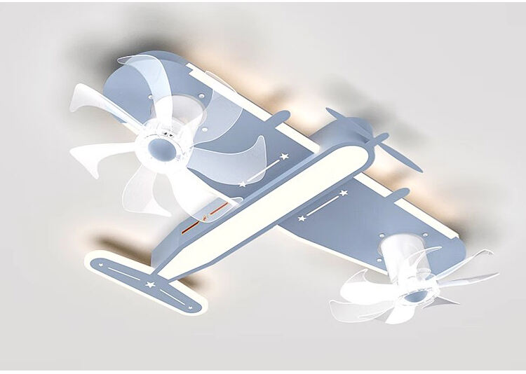 App Control Tuya Alexa Airplane Ceiling Fan Light Kids Lighting Ceiling with Fan Children Ceiling Fan with Light for Kids Room details