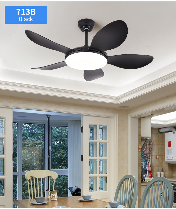 72W Flush Mount 42 in White Ceiling Fan with Light and Remote 36 42 48 52 Inch Low Profile Ceiling Fan Light and Remote Control details