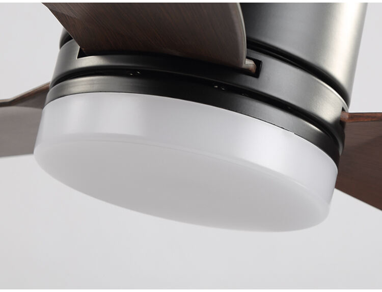 CCT Dimmable Propeller Ceiling Fan Light Minimalist Ceiling Fan with Light 3 Metal Blades Ce Rohs Fan and Light in Ceiling supplier