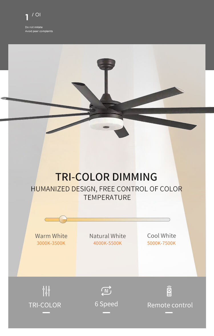 Large Indoor Fan with Light Low Profile Ceiling Fans with Lights Large Modern 60 Inch Ceiling Fan with Light and Remote Control supplier