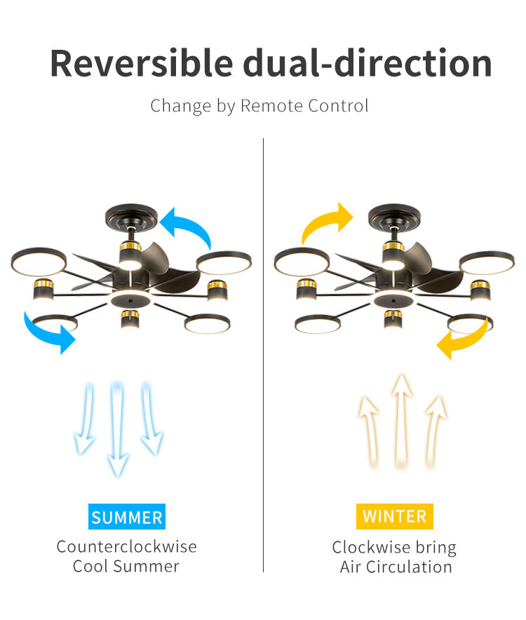 New Designer Decorative Fan with Light Ceiling Fans with Lights for Hall Living Room Popular Deadline Light with Fan factory