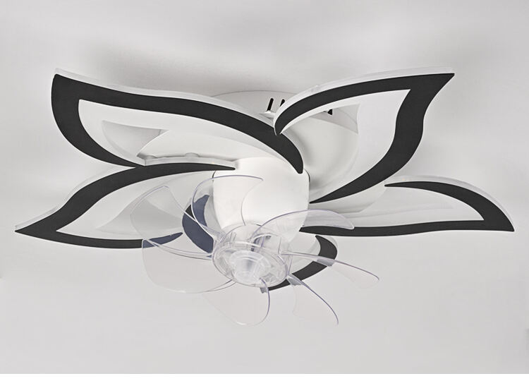 Black Ceiling Fan with Light Fixture Low Profile Ceiling Fans with Light and Remote Control Ceiling Fans with Lights for Bedroom manufacture