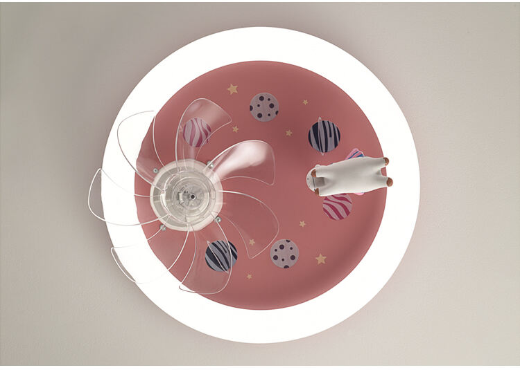 XD232 360 ° Rotating Children's Ceiling Fan with Light Fan Lamp with App Control Tuya Alexa Google Control manufacture
