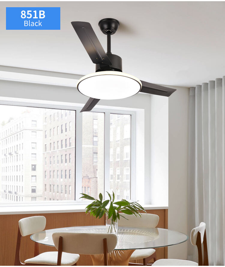 Good Flush Mount White Indoor Ceiling Fans with Light and Remote 42 52 Inch Black Modern Wifi Ceiling Fan Light Kit for Bedroom manufacture