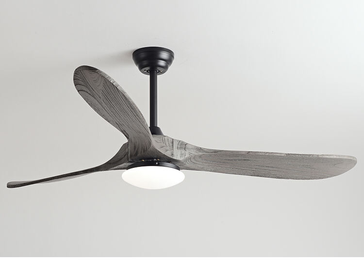 High Quality Propeller Ceiling Fan Light Minimalist Ceiling Fan with Light 3 Metal Blades Ce Rohs EMC Fan and Light in Ceiling supplier