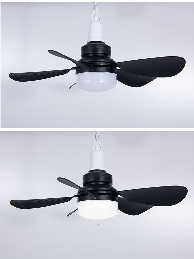 Fan Light E27 Bulb Screw Inwith Control Ceiling Fan with Light in Bulb Holder Replacement Living Room Fan Light Bulb with Remote supplier