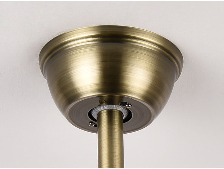 White Black Ceiling Fan With Light and Remote Control  Modern Black Led Fan Light 110V 220V 42 Inch with Light for Home Bedroom supplier