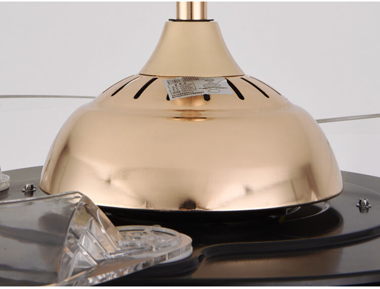 42 Inch 3-Color Crystal Ceiling Fan Chandelier with Remote 754G Flush Mount Fan with DC Motor Switch Type Remote Control details