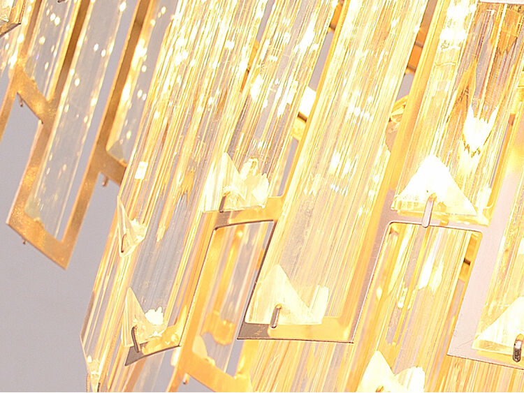 42 Inch 3-Color Crystal Ceiling Fan Chandelier with Remote 754G Flush Mount Fan with DC Motor Switch Type Remote Control details