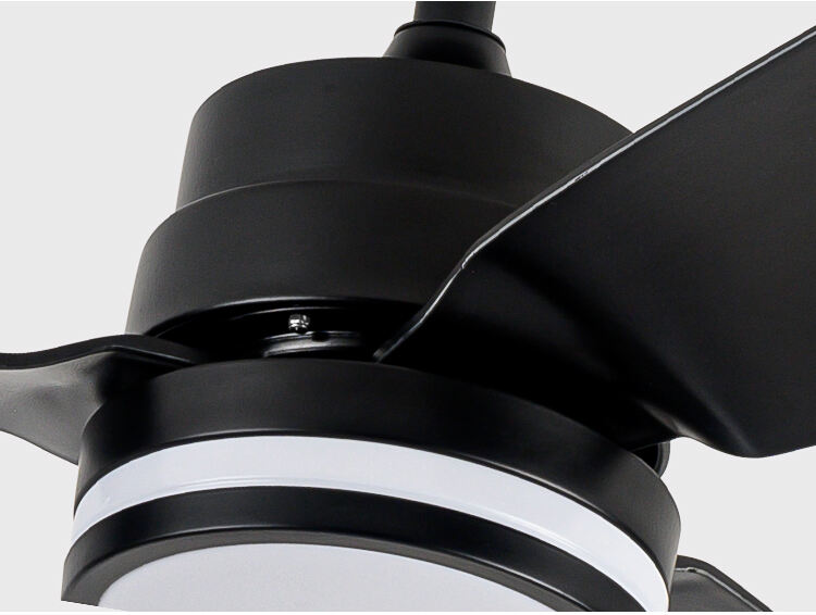 White Black Fandelier Ceiling Fan with Light Ceiling Fan Light with Remote Control Led Black Ceiling Fan Lamps for Living Room manufacture