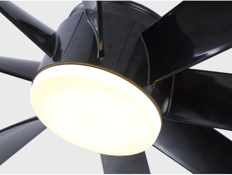 8 Blade Indoor Fan with Light Low Profile Ceiling Fan with Lights Large Modern 60 Inch Ceiling Fan with Light and Remote Control supplier