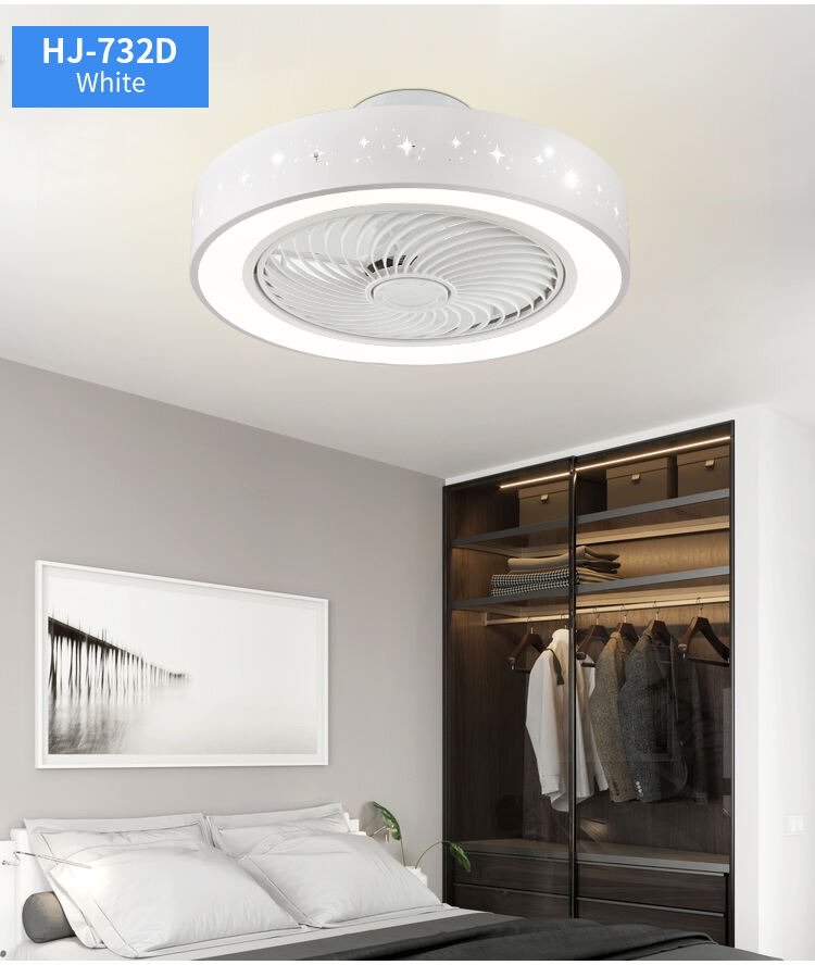 Hot Selling Fandelier Ceiling Fan with Light and bluetooth Speaker Smart Controller Wi-fi Ceiling Fan with Light Remote Control factory