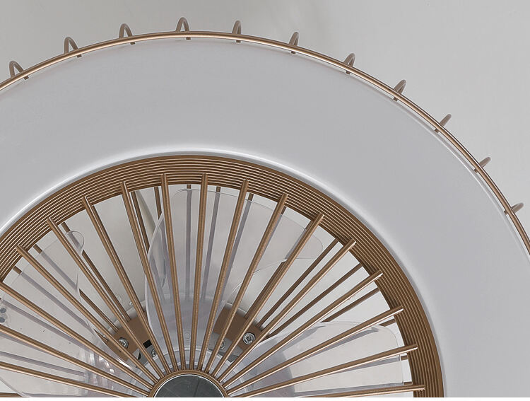 Flush Mount Cage Ceiling Fan Light Farmhouse Caged Rattan Style Ceiling Fan Light Vintage Ceiling Fan with Light for Bedroom factory