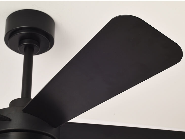 42 52 in Black Fandelier Ceiling Fan with Light Ceiling Fan Light with Remote Control Led Black Ceiling Fan Lamp for Living Room manufacture