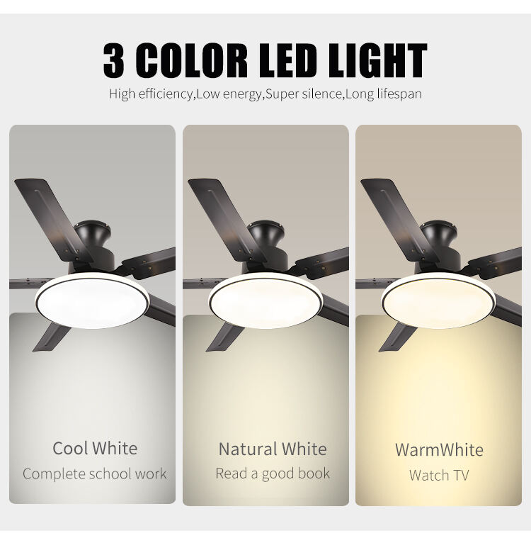 Good Flush Mount White Indoor Ceiling Fans with Light and Remote 42 52 Inch Black Modern Wifi Ceiling Fan Light Kit for Bedroom supplier
