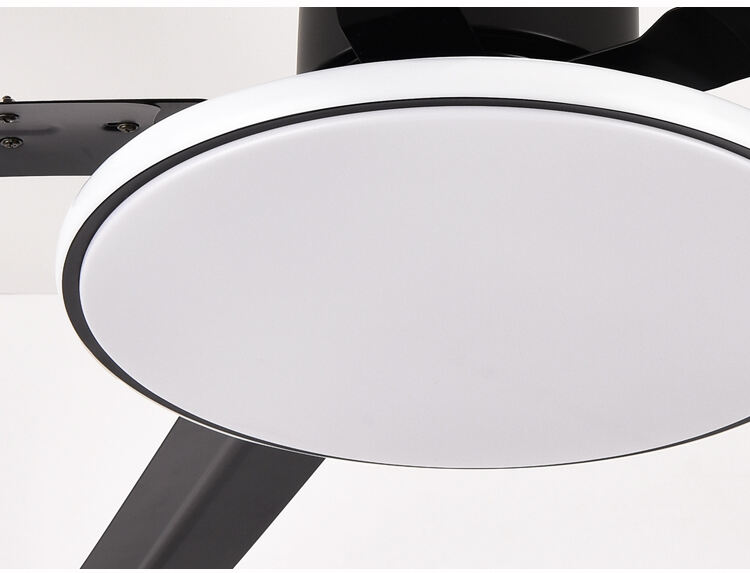Good Flush Mount White Indoor Ceiling Fans with Light and Remote 42 52 Inch Black Modern Wifi Ceiling Fan Light Kit for Bedroom manufacture