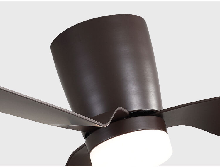 3 Blades Modern 52 Inch Low Profile Ceiling Fan with Light and Remote Flush Mount 52 Inch Led Ceiling Fan with Light and Remote manufacture