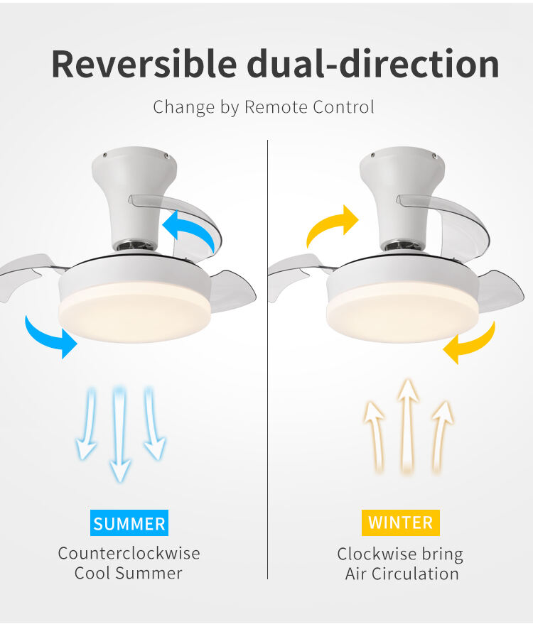 Y082 Modern Remote Control 22 Inch Bladeless 110/220v Ceiling Fans with Lights Lamp Led Designer Luz Con Ventilador Oculto Techo factory
