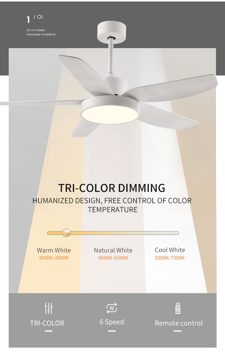 Flush Mount White Indoor Ceiling Fans with Light and Remote 42 46 52 54 Inch Black Modern Wifi Ceiling Fan Light Kit for Bedroom details