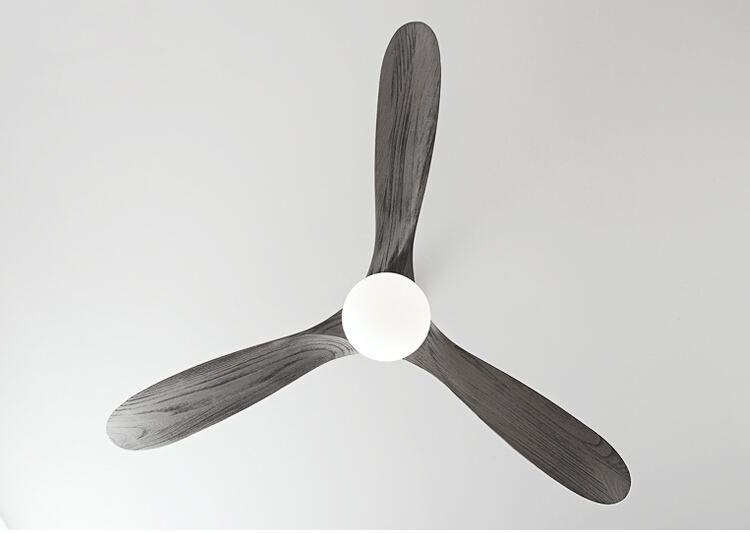 High Quality Propeller Ceiling Fan Light Minimalist Ceiling Fan with Light 3 Metal Blades Ce Rohs EMC Fan and Light in Ceiling factory