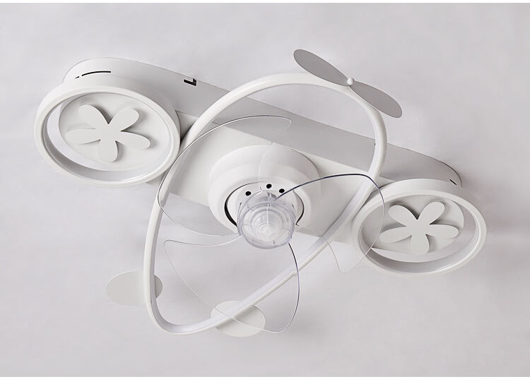 Aircraft Airplane Multi-color Ceiling Fan with Lamp for Kids Bedroom Living Room Light with Fan Ceiling Fan Light Child Room details