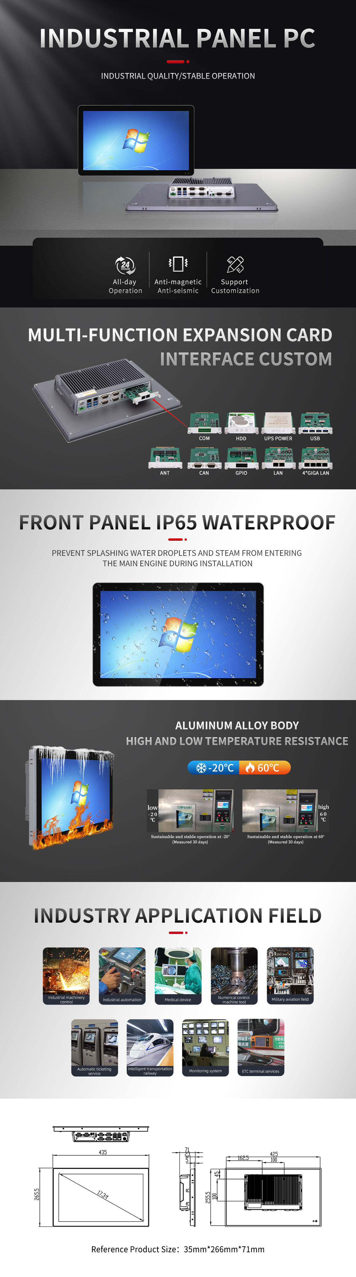 17.3 Inch Industrial Panel Pc supplier