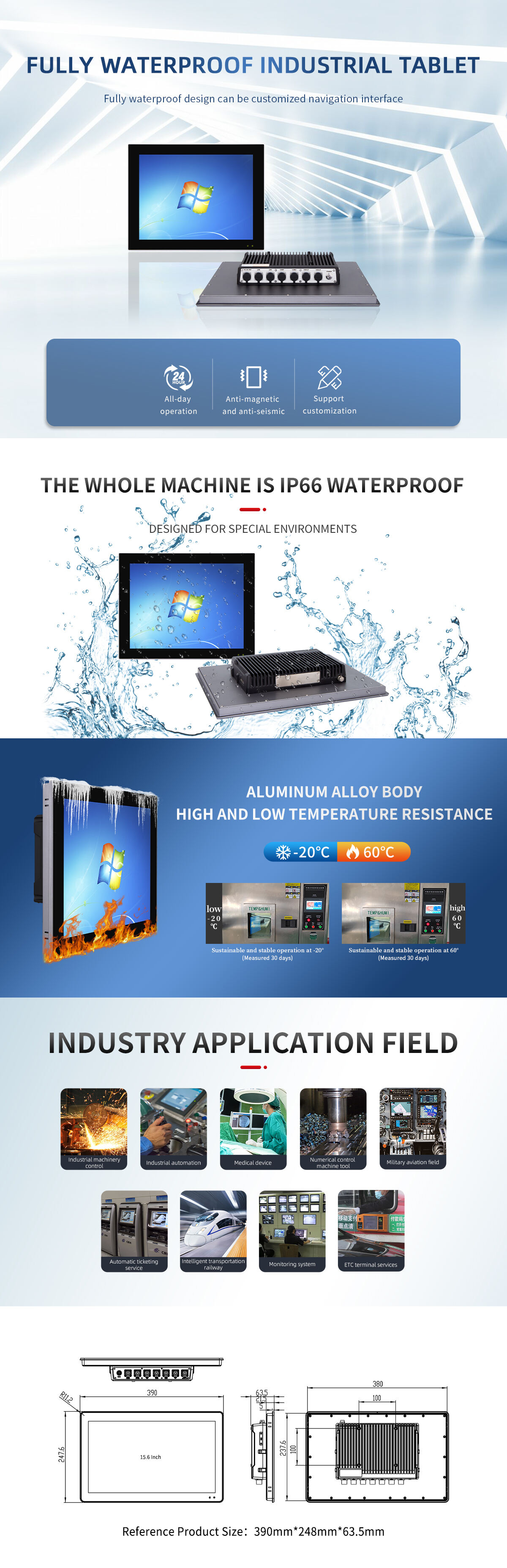 15.6 Fully Waterproof PC supplier