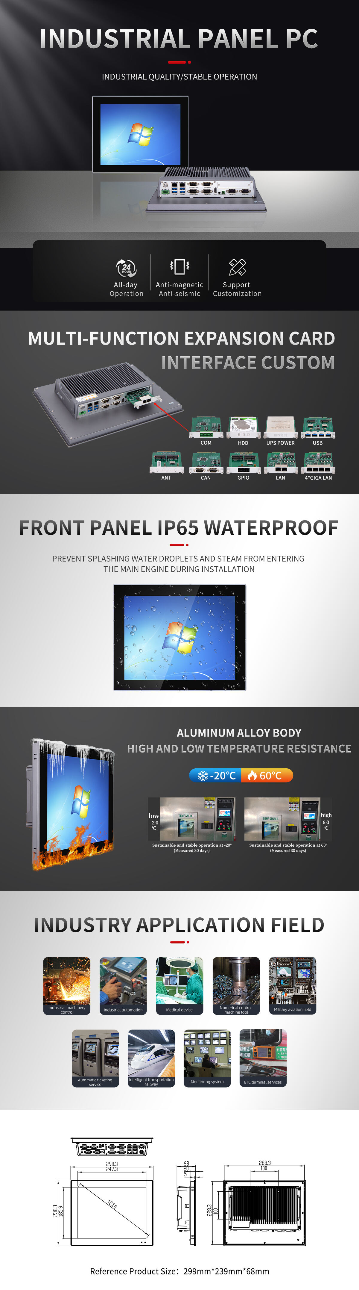 12.1 Inch Industrial Panel Pc factory