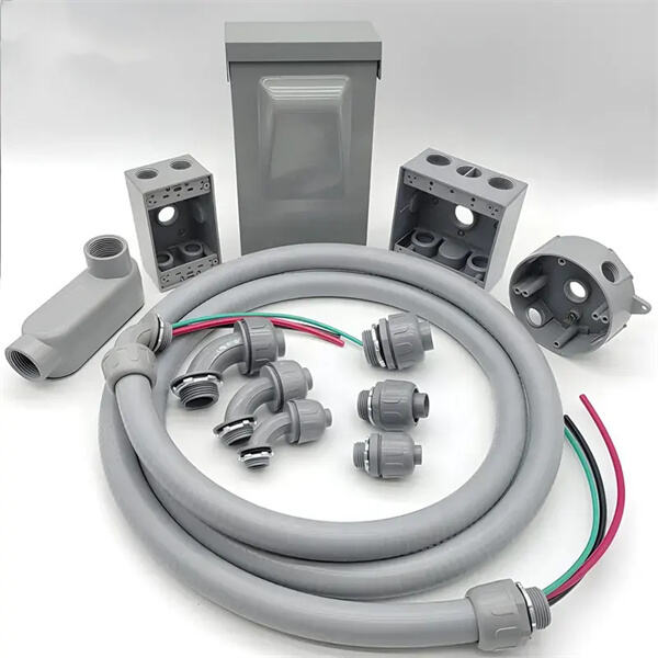 Obtenez un agencement parfait des gaines électriques grâce aux raccords flexibles.