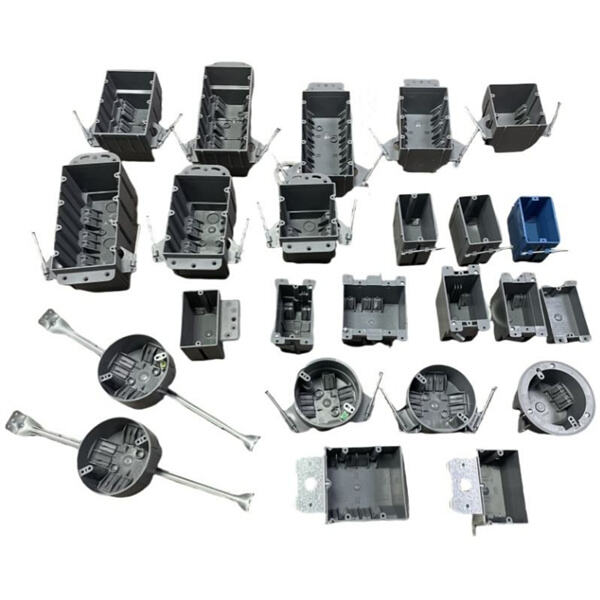 Cost-effective solution for organizing and protecting electrical wiring with PVC boxes