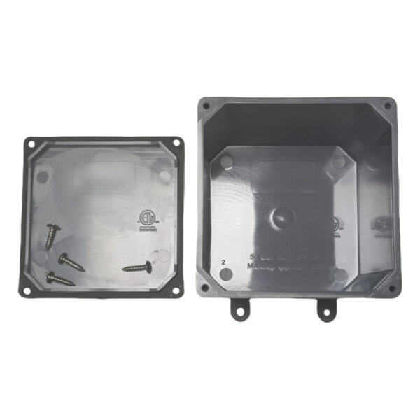Explore the various sizes and styles of PVC junction boxes for all your electrical needs.
