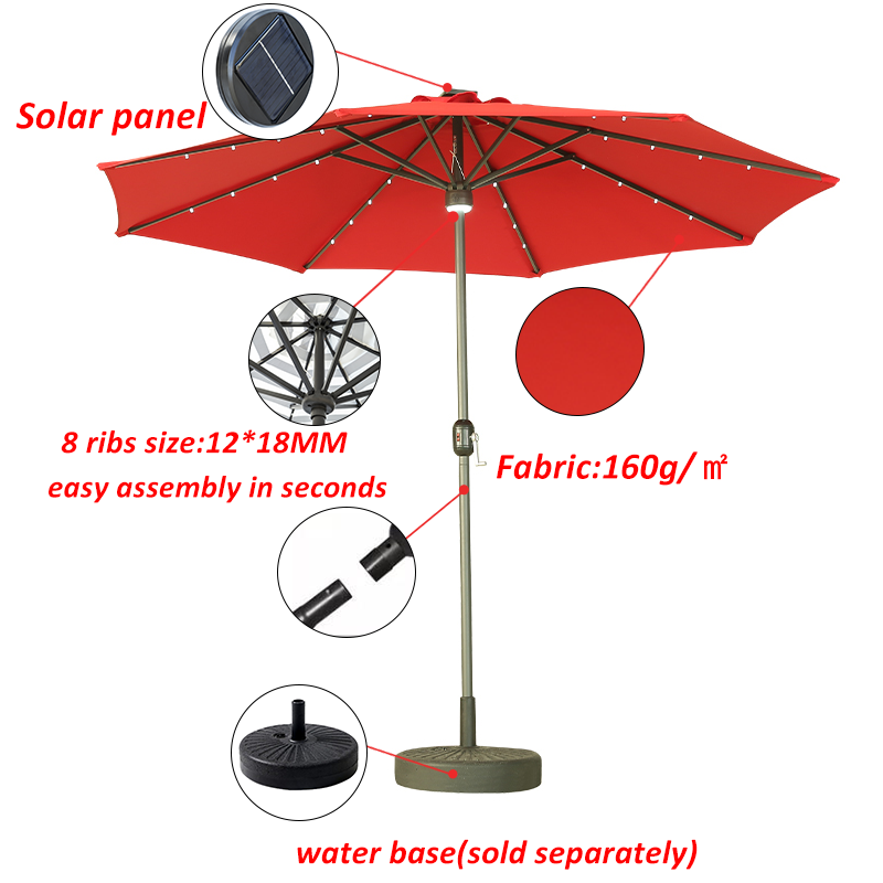 Outdoor Garden Umbrellas China Wholesale Market Custom Printed Strong Big Size Easy Open Umbrella Steel Frame Packing manufacture