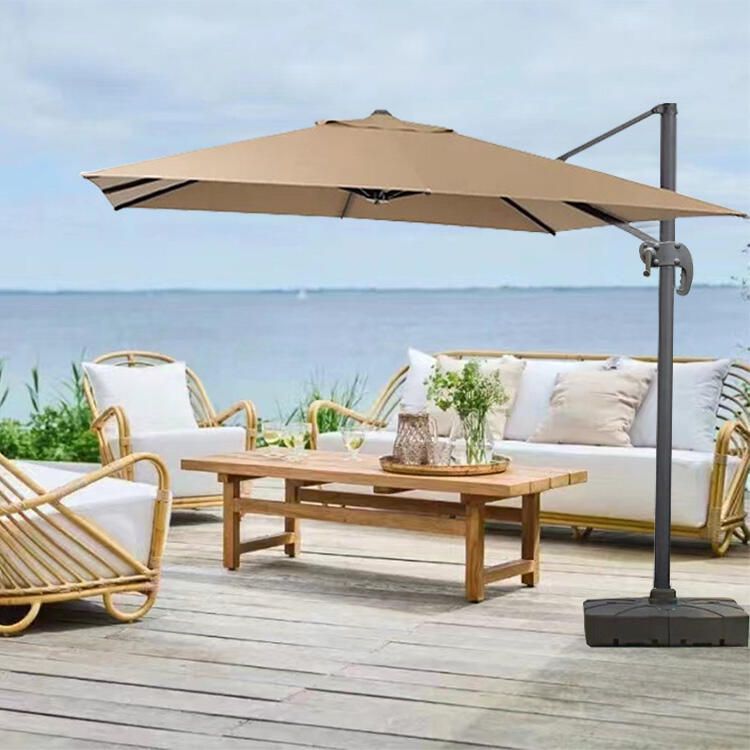 L Big Size Commercial Outdoor Umbrella Weather Resistant Outdoor Patio Garden Furniture details