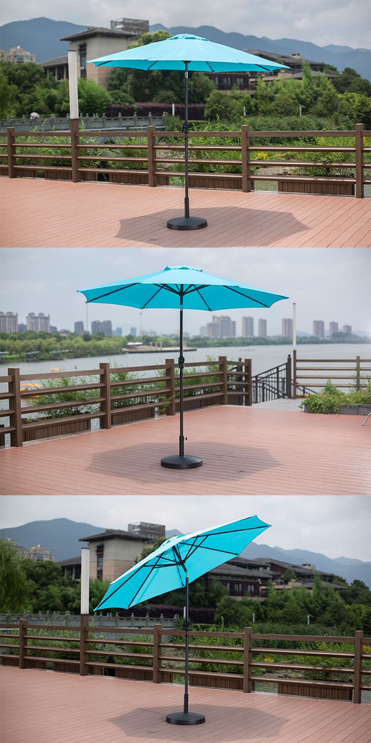 wholesale umbrella merchandise on hand Beach Sun parasol Umbrella factory steel balcony umbrella for hotel details