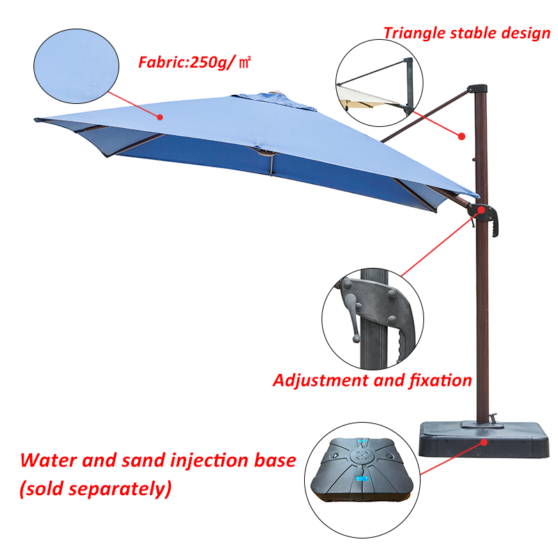 Outdoor Furniture Large Commercial Waterproof Windproof Parasol Sun Patio Umbrella For Garden Umbrella sonnenschirm manufacture