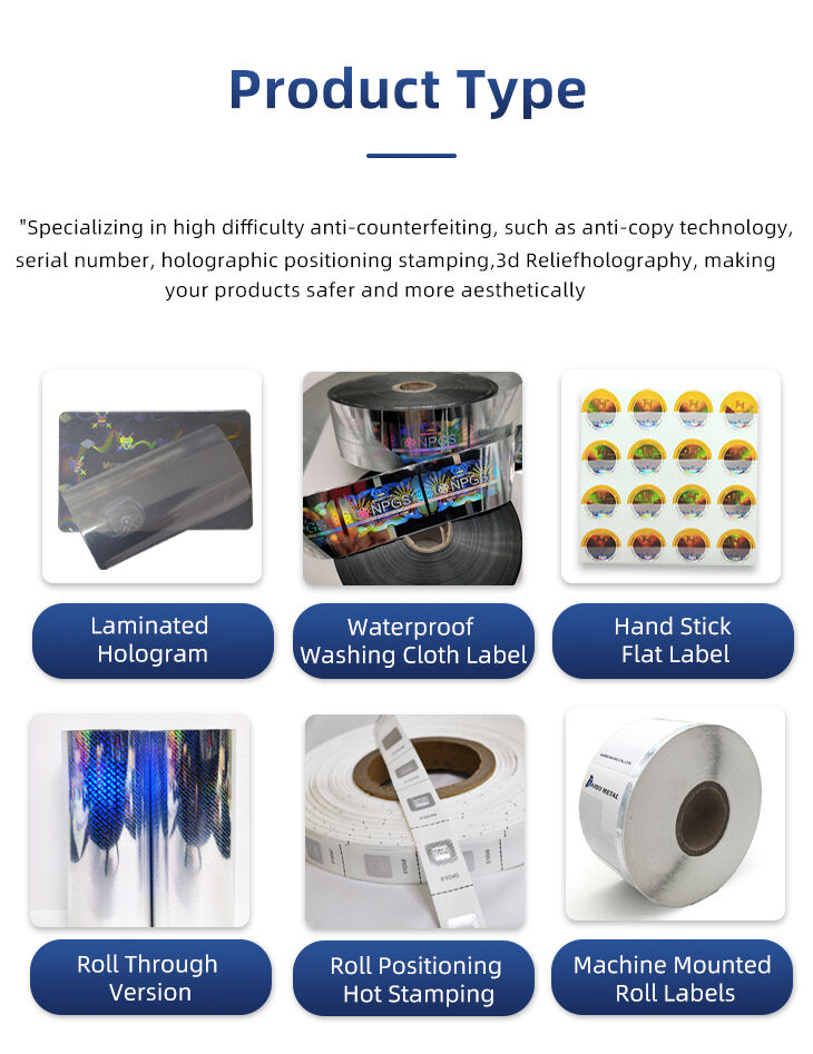 Yiko Anti-Fake Hologram Qr Code Stickers Tamper Evident Security Holo Sticker Labels Serial Number for Perfume Box factory