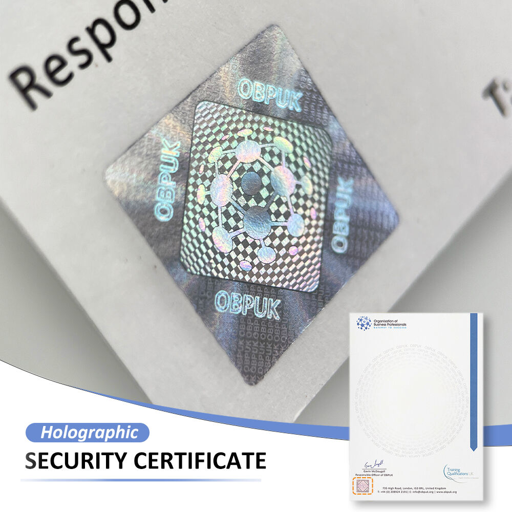 Custom A4 Security Business Office Letterheads Personalized Company Branded Holographic Logo Certificate Paper with Watermark manufacture