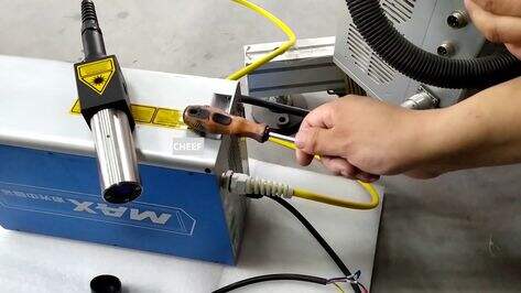 Manutenzione del modulo elettrico del laser fibra