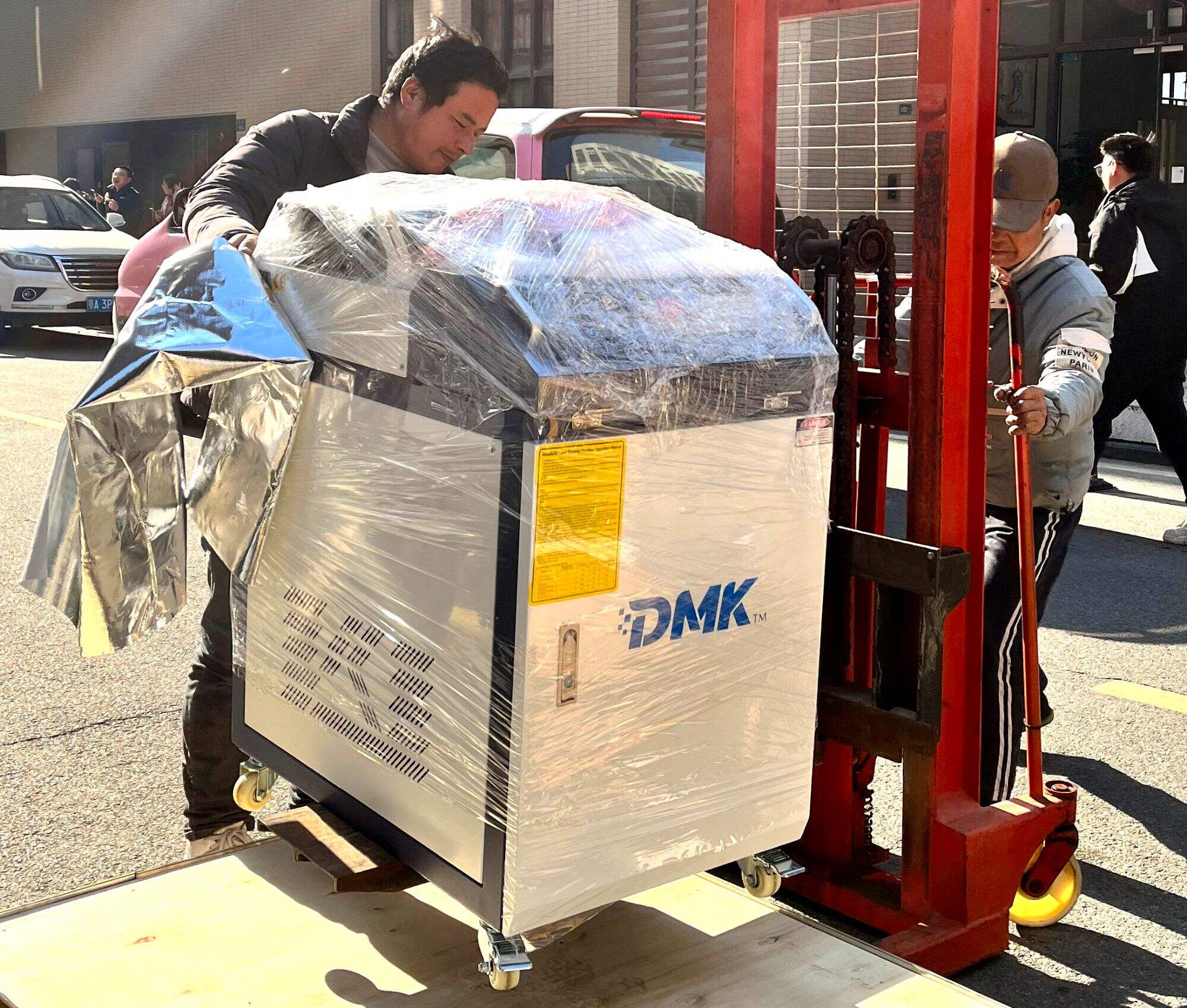 DMK laser welding machines are shipping to Europe